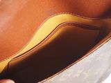 louis vuitton monogram canvas and leather shoulder bag