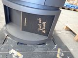 an image of a trash can with a book on it