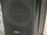 a speaker that is sitting on top of a table