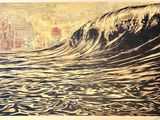 an image of a painting of a wave in the ocean