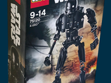 a box with a lego star wars action figure in it