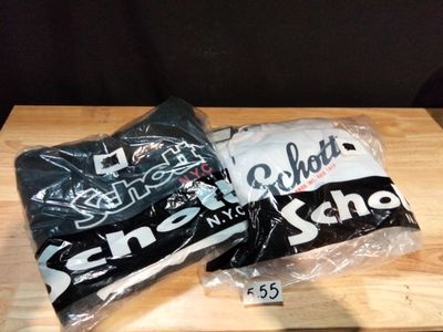Lot de 2 sweats à capuche Schott Taille M