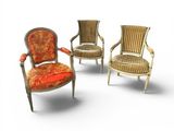 three chairs with red upholstered upholstered upholstered upholstered upholstered upholstered upholstered upholstered