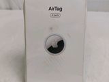 a white box with an apple logo on it