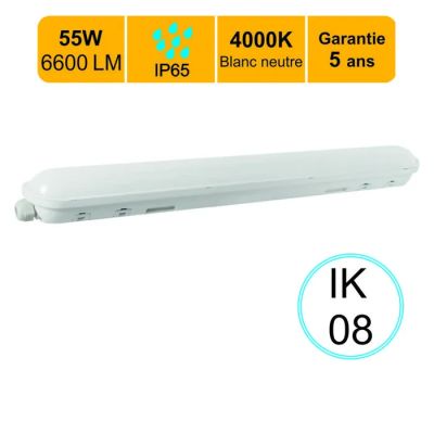 Tube LED T8 avec variateur et télécommande