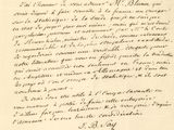 gros plan d'une lettre écrite à la main sur un morceau de papier