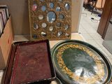 three trays that are sitting on a table