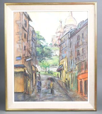 Georges BERGER (1908-1976) Ruelle de Montmartre