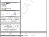 a document with a barcode and a barcode on it