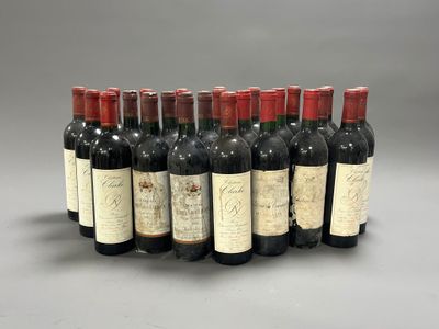 [Bordeaux]. LOT de vin comprenant :