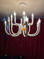 Lustre SNOOB de KARMAN (aluminium laqué blanc) - Diamètre 73…