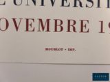 a picture of a sign that reads the university of november 19