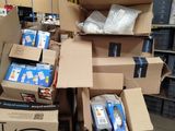 a large pile of boxes that are stacked on top of each other
