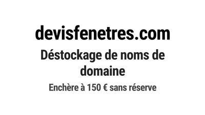 Nom de domaine devisfenetres.com.