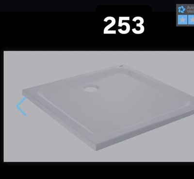 Lot de 2 receveurs de douche de 90cm x 90cm marque Ideal Sta…