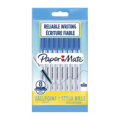 Lot de 8 - PAPER MATE - Stylos à bille 045 - Pointe 1.0mm - …