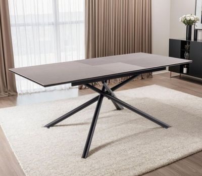 Table de salle à manger extensible MINDY , plateau effet pie…