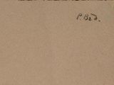 an old black and white photo of a piece of paper with writing on it
