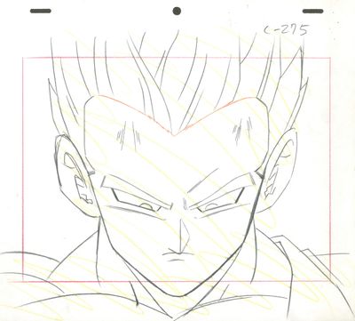 dessin représentant le jeune Gohan de Dragon Ball