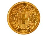 l'image d'une pièce d'or sur laquelle figurent des armoiries
