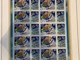 postage stamps of france with a picture of a plane in the sky and a picture of a plane in the sky