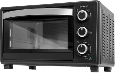 une image d'un grille-pain four noir sur fond blanc
