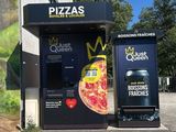 two vending machines on the side of a building