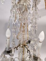 Important LUSTRE à pampilles de cristal à 9 lumières sur deu… (photo 6)