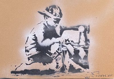BANKSY (D'après) (1974) Weston Super Mare, 2015 - Souvenir d…