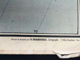 an old newspaper with a picture of a plane on it