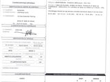 a close up of a document with a barcode on it