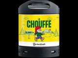 un gros plan sur un fût de bière orné d'un personnage de bande dessinée