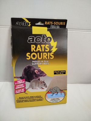 une image représentant une boîte posée sur une table, avec une souris à l'intérieur