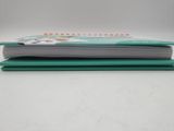 a stack of three books sitting on top of each other