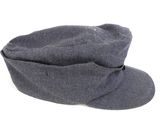 gray hat on a white background with a white background