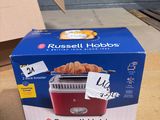 the box of russell hobbss toasters is sitting on the table
