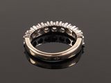 a white gold and diamond ring