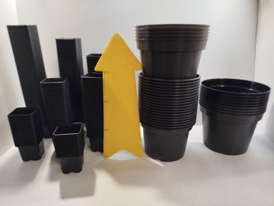 Lot de 150+ - Pots de culture et godets de semis - Plastique…