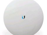 an image of a white ball with a blue sticker on it