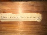 a piece of paper that says moss frank strasburg