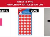 pack of 3 assorted stickers with different colors and sizes of stickers