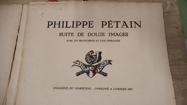 Philippe Pétain imagerie du Maréchal imprimé à Limoges 1941