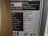 a picture of a close up of a metal refrigerator