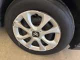 a close up of a tire on a vehicle
