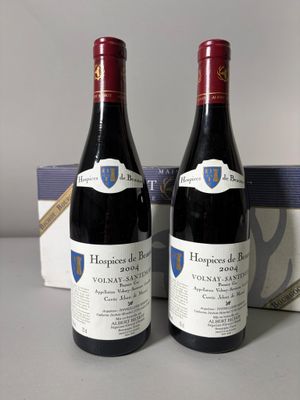 6 btlles Volnay Santenots 1er cru, Hospices de Beaune, Cuvée…