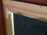 a mirror that is sitting on a wall next to a mirror