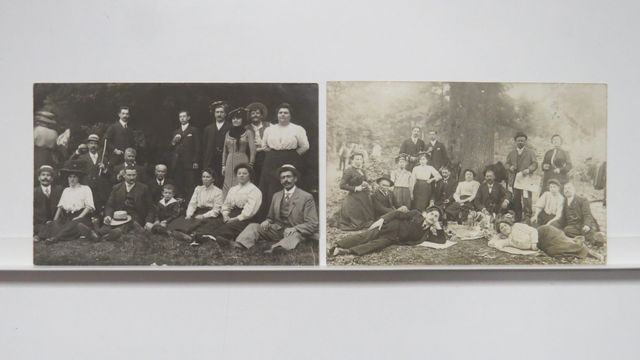 Bellegarde-en-Marche : Lot de 2 cartes-photos (de Joseph Luquet ?...
