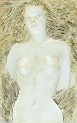 Renata SENSO (née en 1953) Empreinte de buste féminin