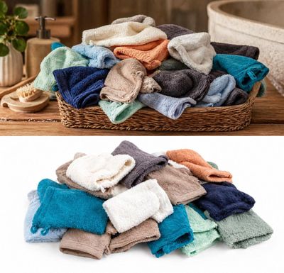Lot de 100 pièces de gants de toilettes neuf