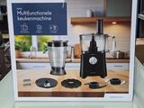 a box that has a blender on it on a table